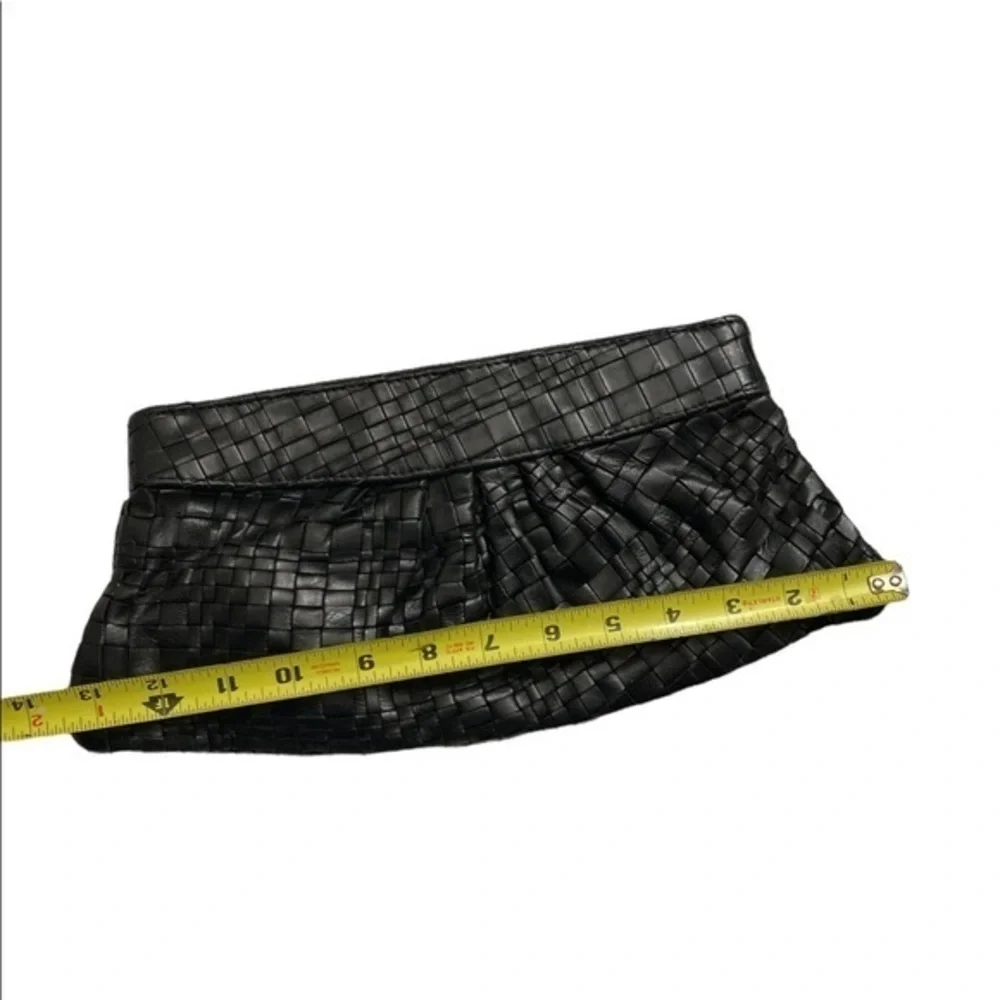 Lauren Merkin quilted leather clutch bag